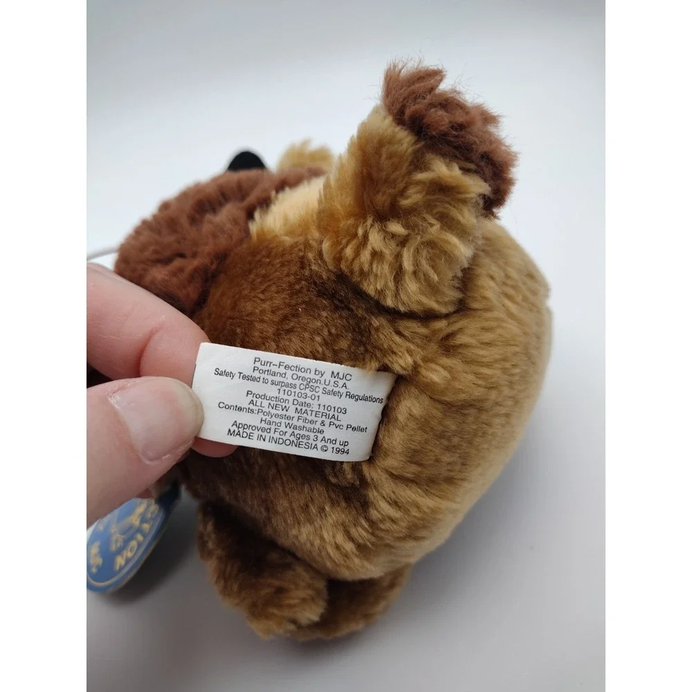 Bubba Bison Bull Plush Buffalo 1997 Purrfection MJC Cushy Critter Stuffed Animal